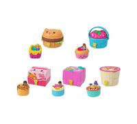 Polly Pocket – Coffret multifacettes JCR44 – Voitures & mini-figurines thème nourriture, surprises