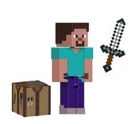 Mattel Collection de Figurines et Accessoires Minecraft, échelle de 8,3 cm avec Motif pixelisé (Les Personnages Peuvent Varier)