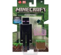 Mattel Collection de figurines et accessoires Minecraft, échelle de 8,3 cm avec motif pixelisé (les personnages peuvent varier)