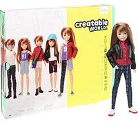 Mattel Creatable World Poupée à Personnaliser aux Cheveux Roux Lisses, Vêtements et Accessoires, Jouet Créatif pour Enfants à Partir de 6 Ans, GGG53