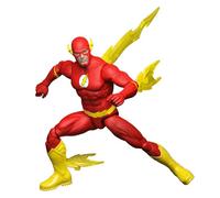 Mattel DC Premier Figurine articulée Flash 16,5 cm Série 1, Super-héros au Design soigné avec 22 Points d’Articulation, Effets de Vitesse et éclairs, JMD98