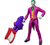 Mattel DC Premier Figurine articulée Le Joker 16,5 cm Série 1, Super-Vilain, 22 Points d’Articulation et Design soigné, Arme Dents claquantes, JMD97