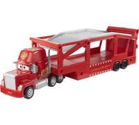 Mattel Disney and Pixar Cars Mack Hauler, 13-inch Toy Transporter Truck with Ram
