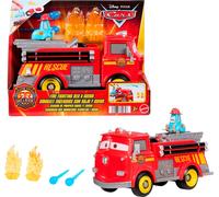 Mattel Disney and Pixar Cars Toy Firetruck, Radiator Springs Race & Rescue Fire