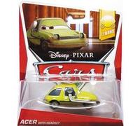 Mattel Disney Cars 2 Voiture Miniature Echelle 1:55 - Acer Avec Casque Audio G