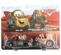 Mattel Disney Cars 2025 Lot de 2 tracteurs à l'échelle 1:55 avec pneu dans la bouche