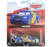Mattel Disney Cars 2026 Voiture de course suédoise à l'échelle 1:55 Flash Nilsson