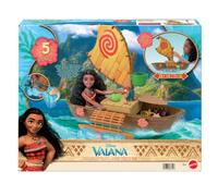 Mattel Coffret Disney La grande pirogue de Vaiana Figurines et accessoires JLN22