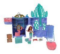 Mattel Disney Coffret Maison De Poupée La Grotte D’Ariel Histoires À Empiler, Avec Figurines Sébastien Et Polochon Et Accessoires, Jouet Enfant, A Partir De 3 Ans, HPL54
