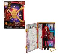 Mattel Disney Descendants 4 : The Rise of Red Coffret poupée Red fille de la Reine de Cœur, avec le Livre de Sorcière Magique, un mélange pour fabriquer du slime et des surprises, HWH95
