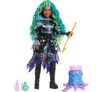 Mattel Disney Descendants : The Rise of Red Ensemble de jeu avec poupée et accessoires de mode, repaire de sorcière de mer d'Uliana