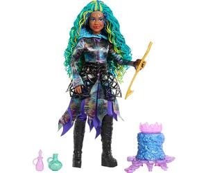 Mattel Disney Descendants : The Rise of Red Ensemble de jeu avec poupée et accessoires de mode, repaire de sorcière de mer d'Uliana