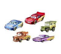 Mattel Disney · Pixar Cars Coffret de 5 véhicules Radiator Springs Édition 20ème Anniversaire, à l’effigie de 5 Personnages phares du Film Original, JMJ85