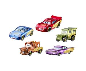 Mattel Disney et Pixar Cars Coffret 5 véhicules 20e Anniversaire | 5 personnages préférés : Flash McQueen, Martin, Sally, Ramone, Sergent, JMJ85