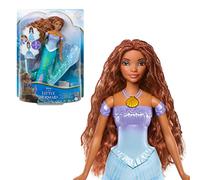 Mattel Disney La Petite Sirène Poupée Ariel 2 En 1 Transformable En Humaine Ou Sirène En Appuyant Sur Son Pendentif Coquillage, À Collectionner, Jouet Enfant, Dès 2 Ans, HLX13