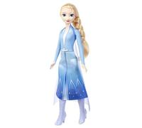 Mattel Disney La Reine des Neiges Elsa « Dans un autre monde » Poupée chantante habillée de sa tenue emblématique, entonne « Dans un autre monde » du film Disney La Reine des Neiges 2, HXD36