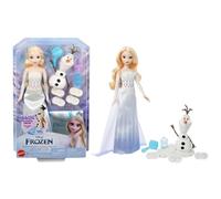 Mattel Poupée d'aventure Disney La Reine des Neiges Elsa et Olaf pour fille dès 4 ans