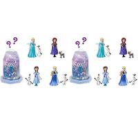 Mattel Disney la Reine des Neiges Ice Reveal Mini-poupées avec Gel Squishy Ice et 6 Surprises, Dont Un Personnage du Film et des éléments de Jeu (Les poupées Peuvent Varier) HRN77 (Lot de 2)