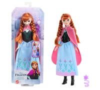 Mattel Disney La Reine Des Neiges Poupée Articulée Anna Au Look Emblématique, Jupe Magique Avec Changement Couleur, Cape Amovible Et Bottes, À Collectionner, Jouet Enfant, A Partir De 3 Ans, HTG24