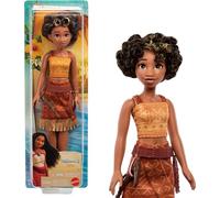 Mattel Disney Moana 2 Poupée Loto Fashion avec 2 accessoires, tenue amovible avec ceinture et hache, inspirée du film