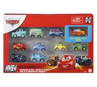 Mattel Disney Pixar Cars mini-véhicules, coffret 10 petites voitures miniatures, modèle aléatoire, jouet pour enfant, GKG08
