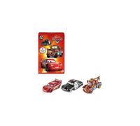 Mattel Disney Pixar Cars Toys Radiator Springs Lot de 3 voitures et camions moul s sous pression avec Flash McQueen Mater et le sh rif