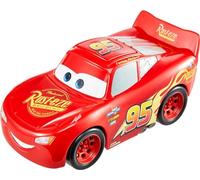 Mattel Disney et Pixar Cars Track Talkers Véhicules jouets, voiture parlante Flash McQueen, personnage de collection de 14 cm