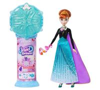 Mattel Disney Poupée La Reine des Neiges Anna et Accessoires avec 8 Surprises, Dont Une boîte à Bijoux en Forme de Flocon de Neige, Une Bague pour Enfant et 9 éléments de Jeu inspirés du Film, JJY37