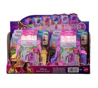 Mattel Disney Princess Jouets, Petite poupée et Carrosse Surprise | Petite poupée et carrosse avec une amie, révélation du carrosse, inspirée des films (personnages variables), JLH89