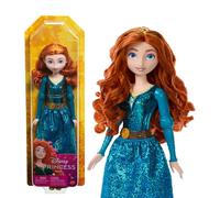 Mattel Disney Princess Poupée Mérida | Ensemble étincelant avec jupe amovible, diadème et chaussures, articulée, inspirée du film Rebelle Disney Pixar, HLW13