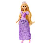 Mattel Disney Princess Poupée Raiponce | Ensemble scintillant avec jupe amovible, diadème, chaussures, poupée articulée, inspirée par Disney Raiponce, HLW03