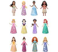 Mattel Disney Princess Toys Ultimate Princess Pack avec 12 petites poupées articulées dans des tenues signatures, objets de collection inspirés des films Disney