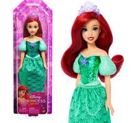 Mattel Disney Princesse Poupée Ariel Poupée | Ensemble étincelant avec jupe amovible, diadème, chaussures, articulée, collection, inspirée de La Petite Sirène, HLW10