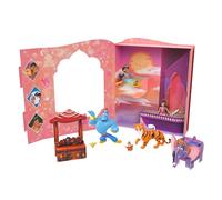 Mattel Disney Princesses Coffret Livre D’Histoires Jasmine En Tenue Emblématique, Avec 6 Personnages, Mini-Poupées, Figurines Et Accessoires, Jouet Enfant, A Partir De 3 Ans, HPL57