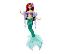 Mattel Disney Princesses Étincelantes Poupée Ariel sirène et Accessoires avec Queue Amovible, Manches et Barrette à Cheveux, inspirée du Film, JLK25