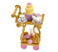 Mattel Disney Princesses - Poupée Belle et son Chariot à Thé - Figurine - 3 ans et +