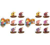 Mattel Disney Vaiana 2 Merveilles du Pacifique Assortiment Surprise avec Petite poupée Surprise, Pirogue et Accessoire, inspiré du Film (Les Styles Peuvent Varier), JBT68 (Lot de 2)