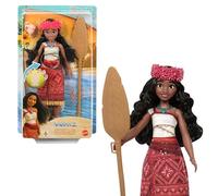 Mattel Disney Vaiana Poupée chantante avec tenue et accessoires signature, chante « We’re Back » en 4 langues