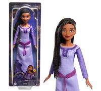 Mattel Disney Wish, Asha et la bonne étoile - Poupée Asha Du Royaume De Rosas Avec Vêtements Emblématiques Amovibles, 5 Points D'Articulation, Jouet Enfant, A Partir De 3 Ans, HPX23