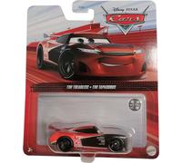 Mattel DXV41 Disney Pixar Cars 3 Tim Treadless Noir Rouge Jouet Voiture Modèle Véhicule Voiture d'action 7 cm Echelle 1:55