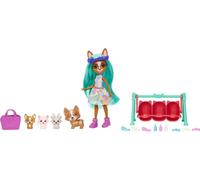 Mattel Enchantimals Bébé Best Friends Poupée Crizia Corgi et spectacle