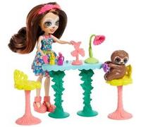 Mattel Enchantimals Junglewoodplay set salon de manucure paresseux Multicolore G