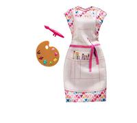 Mattel F-Barbie : Robe carrière Peintre Robe Beige Multicolore