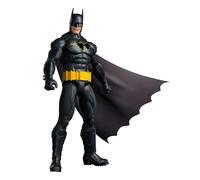 Mattel DC Batman figurine articulée 30 cm, 7 points d’articulation | Combinaison noire avec ceinture jaune et cape en tissu, jouet super héros à grande échelle, design détaillé
