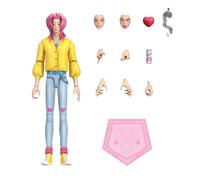 Mattel Figurine d'action Kpop Demon Hunters Saja Boys Romance | Échelle 15 cm, 18 points d’articulation, look « Soda Pop », accessoires, visages et mains interchangeables, JRY37
