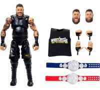 Mattel WWE Ultimate Edition Figurine d'action de fan Takeover Kevin Owens avec accessoires interchangeables comme des têtes supplémentaires et des mains interchangeables