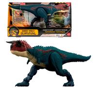 Mattel Figurine articulée de dinosaure Carnotaure JKG85 - Charge, mord, sons, jeu numérique