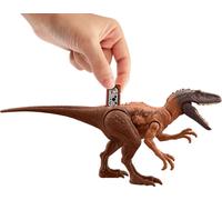 MATTEL | Figurine de dinosaure - Herrerasaurus - Fonctions interactives - Détails réalistes - Jurassic World