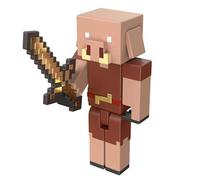 Mattel - Figurine Minecraft 8cm Piglin (GTP09) - 4 pièces - Noir - Jeu vidéo - 2021