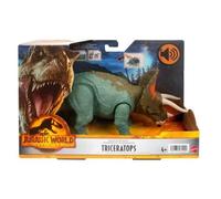 Mattel Figurka Jurassic World Dinozaur Dziki ryk Triceratops - 0194735034000